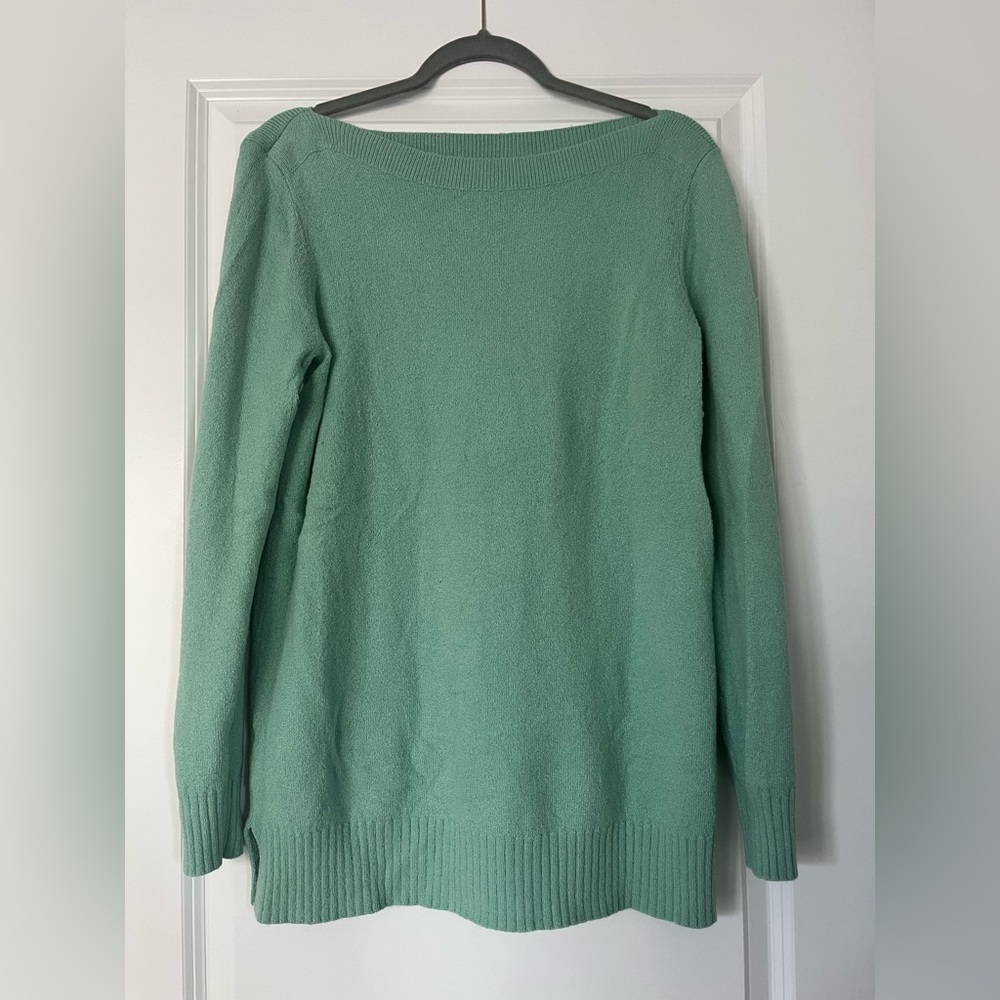 EUC LOFT Mint Tunic Sweater (L)